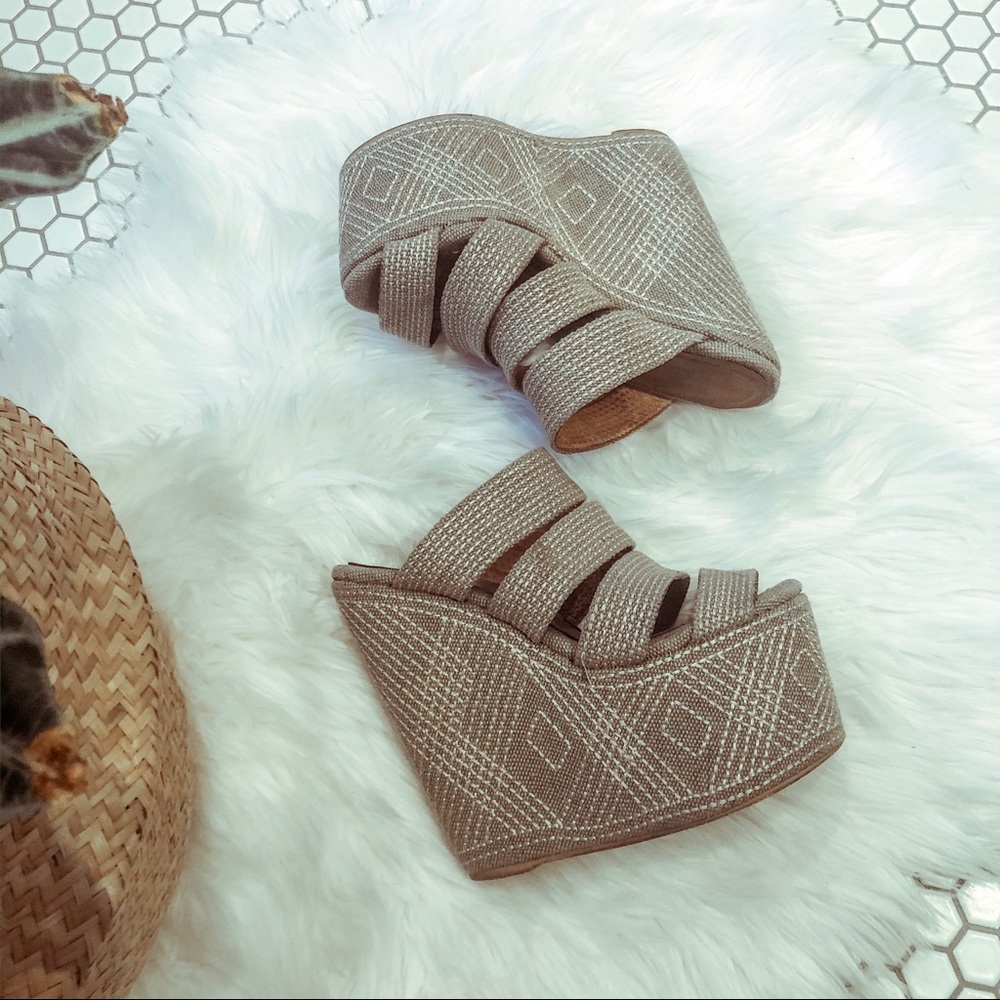 Jeffrey Campbell Elizer Platform Wedges